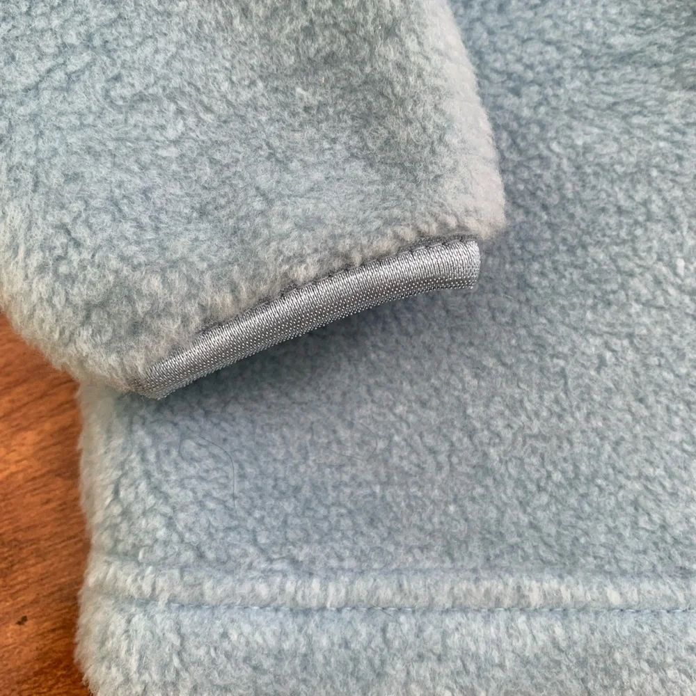 Vintage Baby Gap•Girl's Blue Snap Front Fleece Jacket 12-18 Months